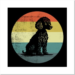 Retro Style Vintage Design Toy Poodle Dog Posters and Art